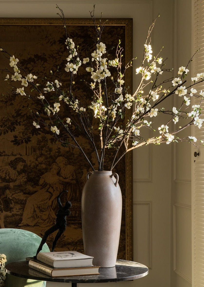 Artificial Flowers | Cream Artificial Blossom Branch - 57"