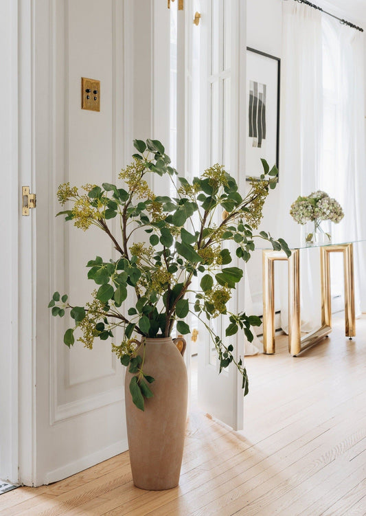 Tall Artificial Seeded Privet Branch - 46"