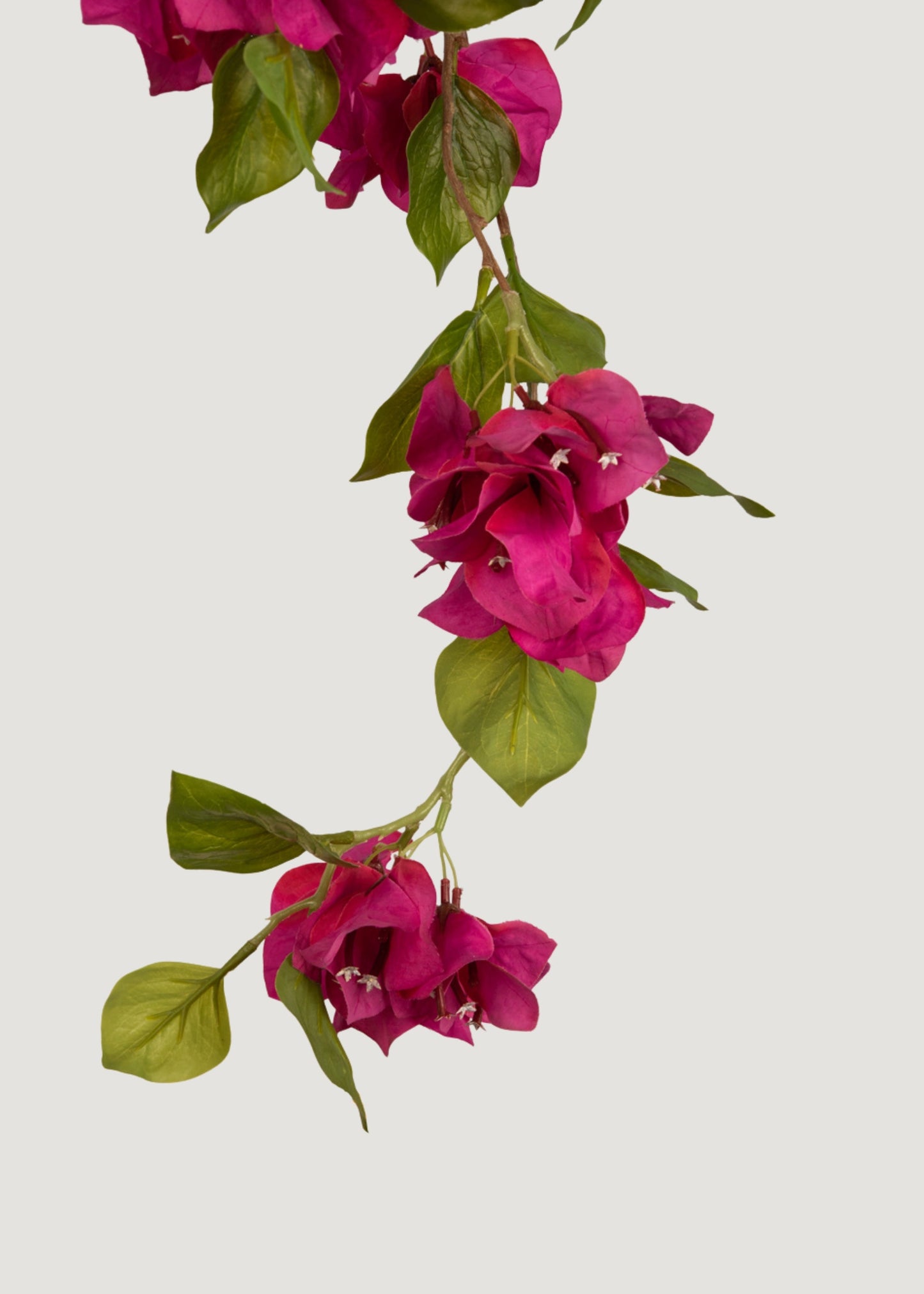 Fuchsia Faux Bougainvillea Hanging Bush - 43"