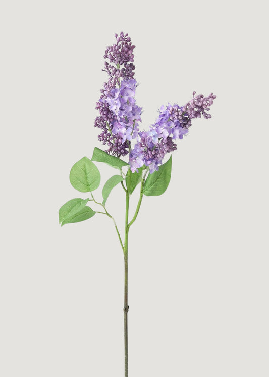 Purple Artificial Lilac Flower Stem - 34.5"
