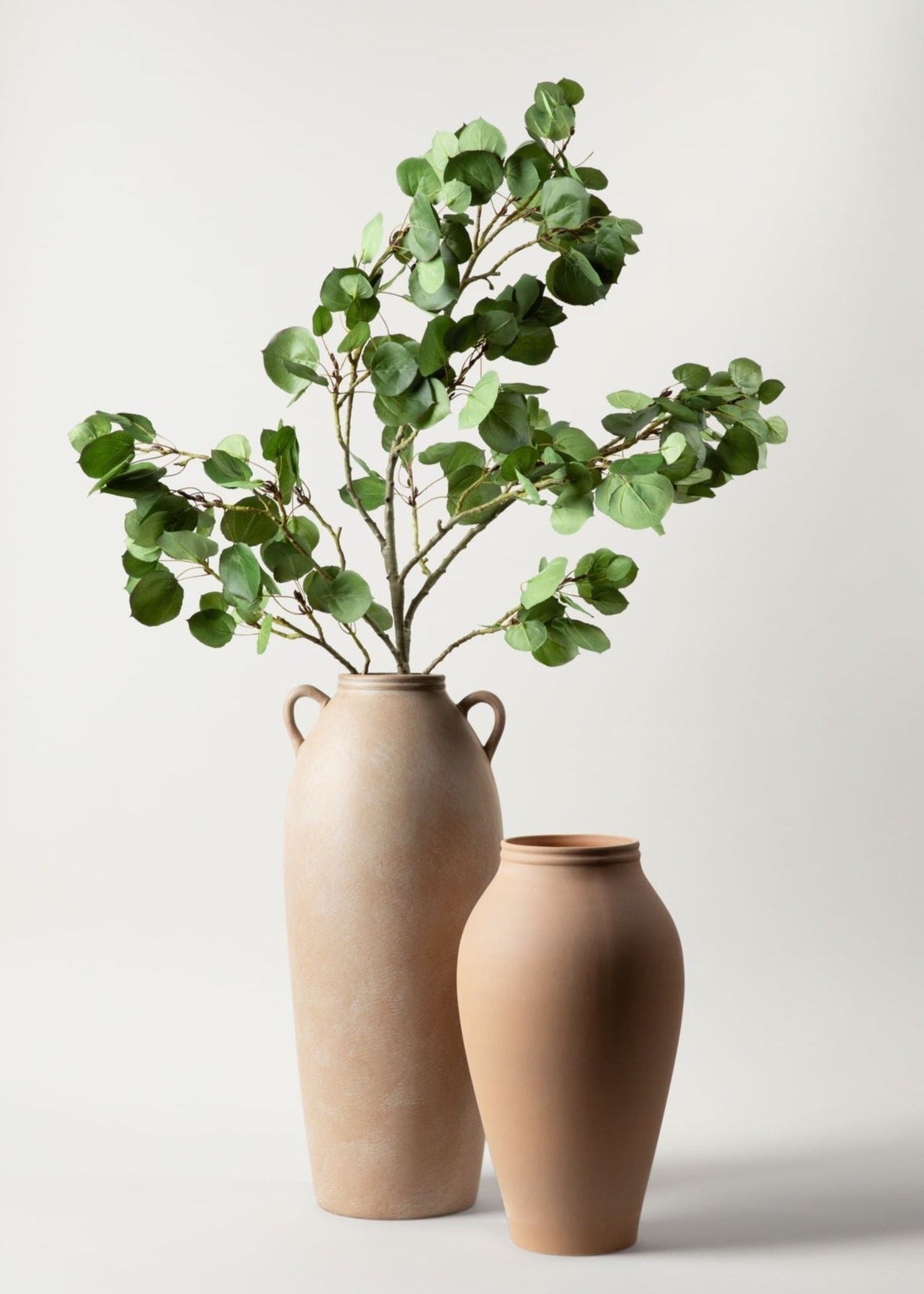 Terracotta Medium Ceramic Vase - 14"